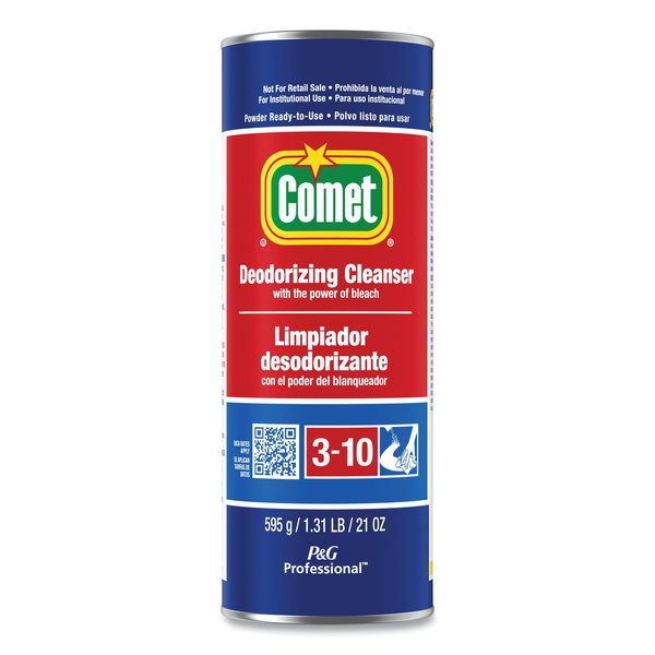 Comet Cleanser with Chlorinol, Powder, 21 oz Canister 32987